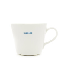 Keith Brymer Jones Word Range 'grandma' Bucket Mug, 0.35L - White