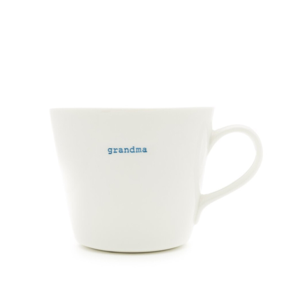 Keith Brymer Jones Word Range 'grandma' Bucket Mug, 0.35L - White