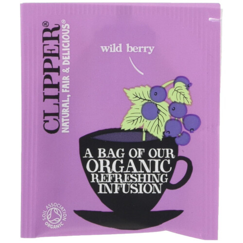Clipper Clipper Organic Infusion Wild Berry Enveloped 250 Teabags 625 G
