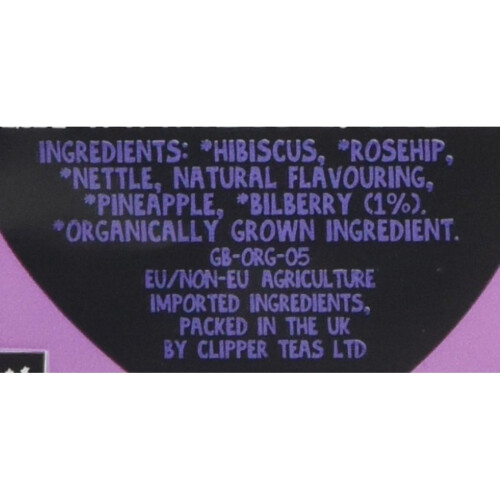 Clipper Clipper Organic Infusion Wild Berry Enveloped 250 Teabags 625 G 2