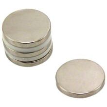 Magnet ExpertÂ® 20mm dia x 3mm thick N42 Neodymium Magnet - 4.6kg Pull ( Pack of 4 )