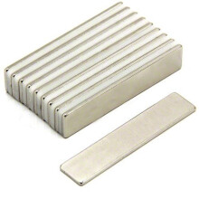 Magnet Expert  50 x 10 x 1.5mm thick N35 Neodymium Magnet - 3.6kg Pull ( Pack of 10 )