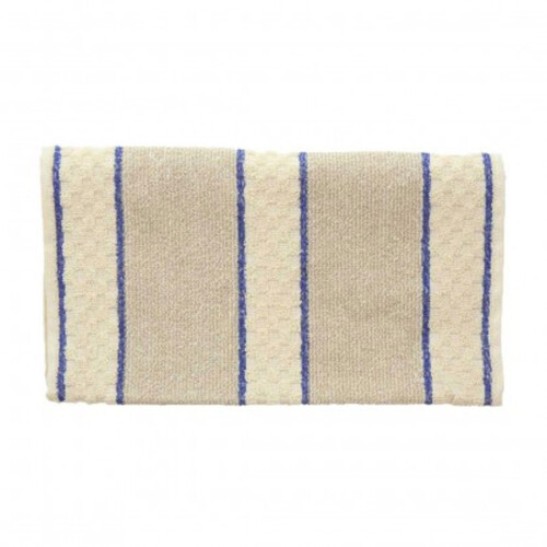 100% Cotton Traditional Terry Roller Towel - Blue Stripe 1