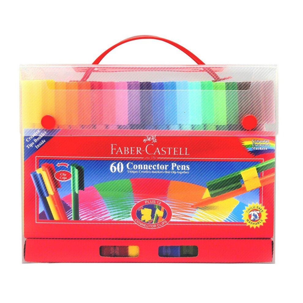 Faber-Castell Connector Pen Gift Case (60pc) - Image 3