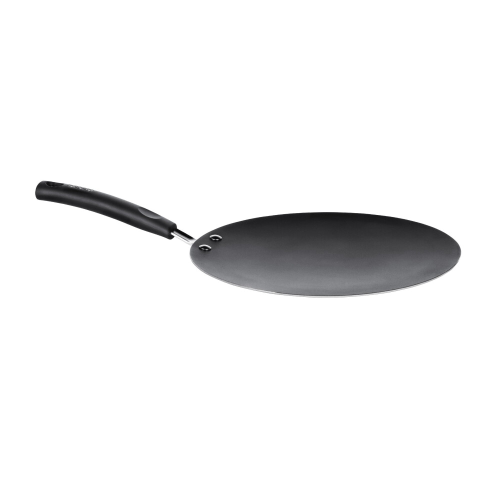 Tefal Non-Stick Chapatti and Indian Flatbread Pan Madras Collection, Aluminium, Black, 30 cm