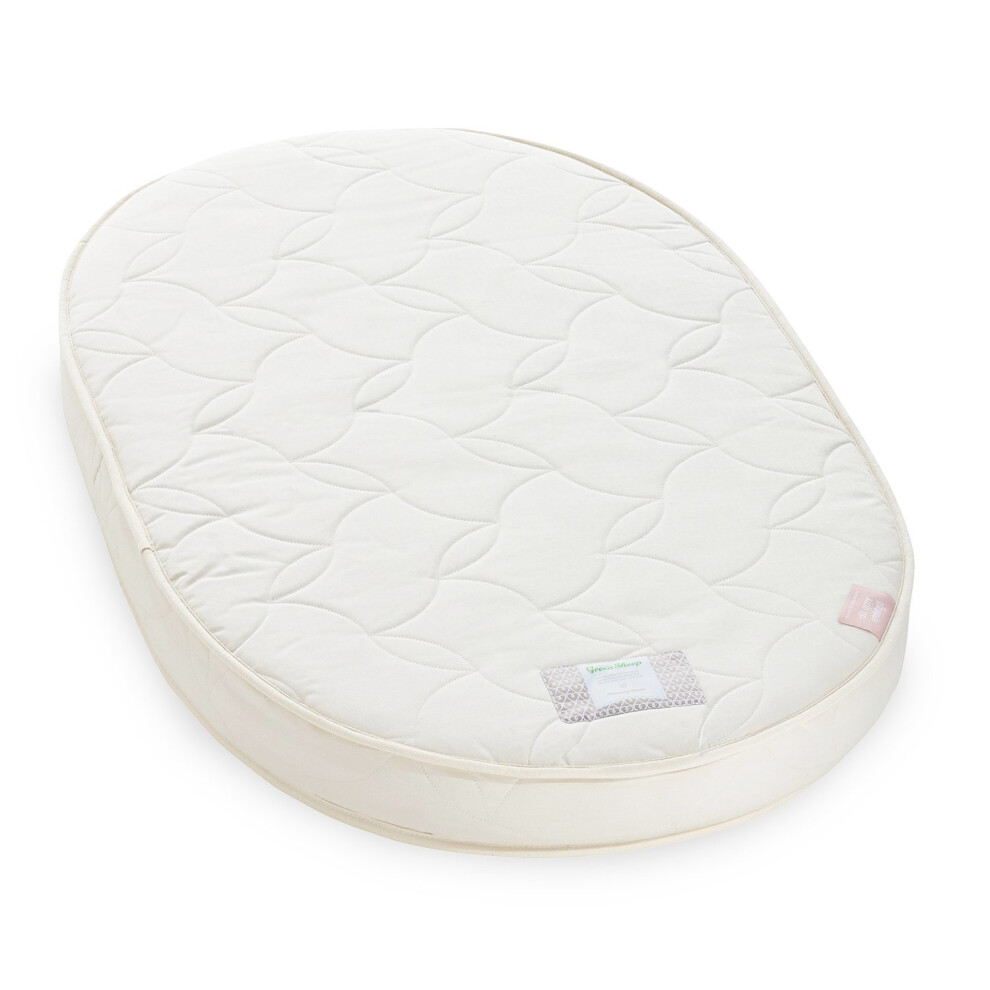 The Little Sheep Natural Twist Cotbed Mattress (To Fit Stokke Sleepi Cot - 120 X 68 Cm) Green The Little Green Sheep