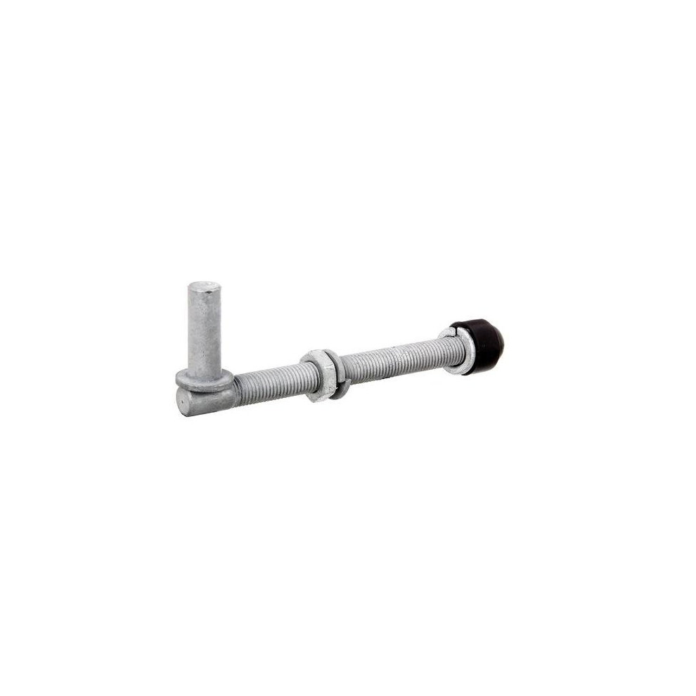 Pair Of Screw-Through Brackets Hot-Dip Galvanised Dorn 16 Mm/190 Mm/M16 4004338410803