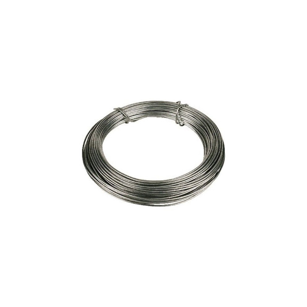 Bulk Hardware Bh00326 Galvanised Coated Garden Wire, 1.6Mm X 30 Metres (97.5Ft) 14 Gauge 1/16 Inch Thickness 5013249315977