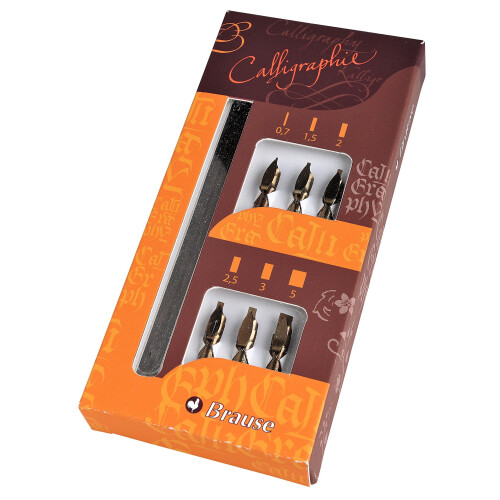 Brause Calligraphy Bandzug Nibs Set 1
