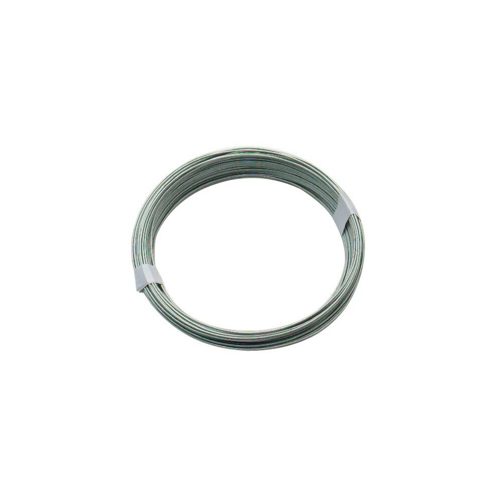 Bulk Hardware Bh00324 Galvanised Coated Garden Wire, 1Mm X 80 Metres (260Ft) 18 Gauge 5/128 Inch Thickness 5013249315953