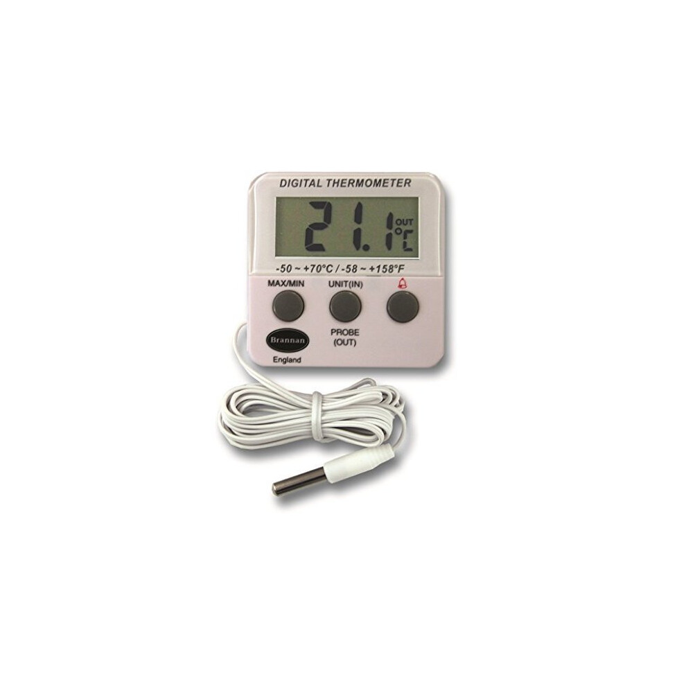 Digital Freezer/Fridge Thermometer With Alarm And Max Min Temperature Feature 5011405224200
