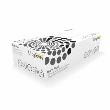 Unigloves Black Pearl Powder Free Disposable Nitrile Gloves - Medium