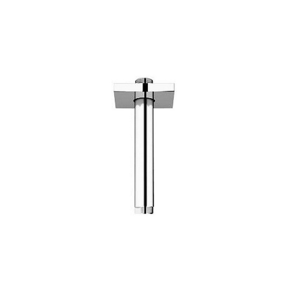 Grohe 27485000 Rainshower Ceiling Shower Arm with Square Rosette, 142 mm