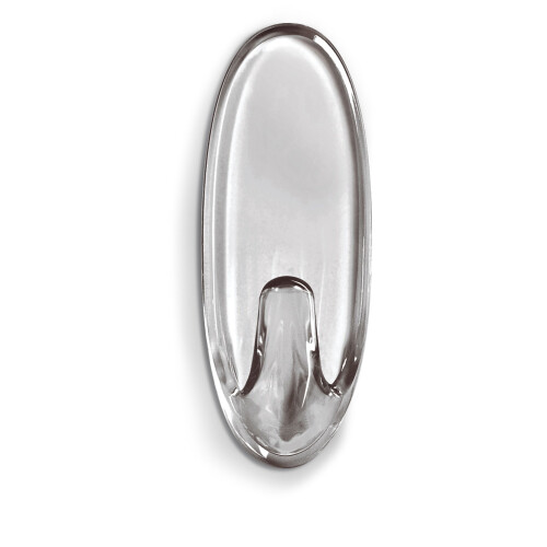 3M Command 17091CLR Medium Hooks with Strips - Clear, set of 2 2
