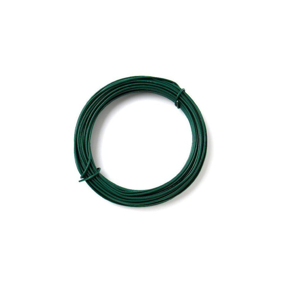 Bulk Hardware Bh00134 Plastic Coated Garden Wire, 1.2 Mm X 0.75 (30 Meters) - Green 5013249299901