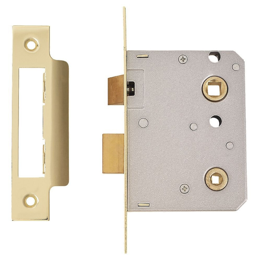 Era 343-31 3-Inch 76Mm Bathroom Sashlock With Brass Effect 5011988062039