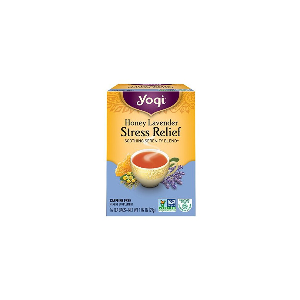 Yogi Honey Lavender Stress Relief Tea, 16 Tea Bags