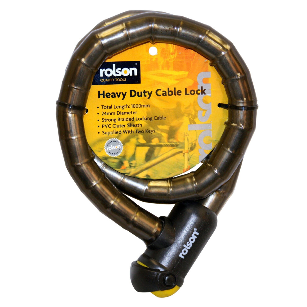 Rolson 66728 Heavy Duty Cable Lock