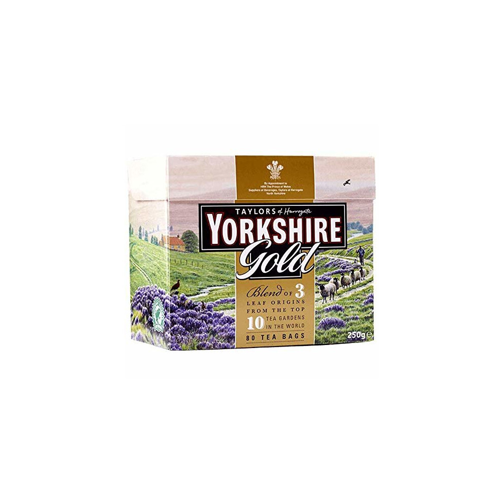 Yorkshire Gold Tea, 80 Tea Bags (Pack Of 5, Total 400 teabags)