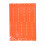 Vinyl Wristbands, Neon Orange, 50 Pack 1