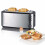 Severin Automatic Long Slot Toaster 4 Slice Brushed Stainless Steel 6