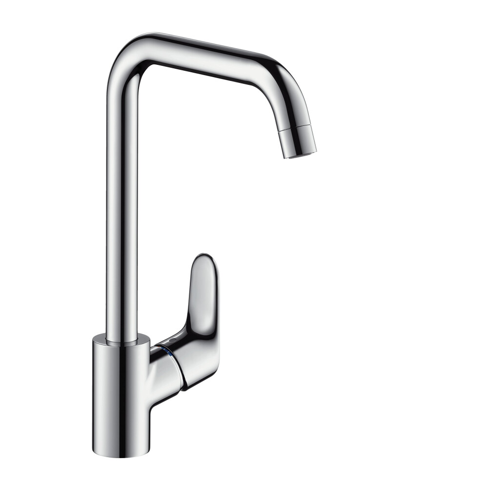 hansgrohe Focus kitchen tap 260 with selectable swivel range, chrome