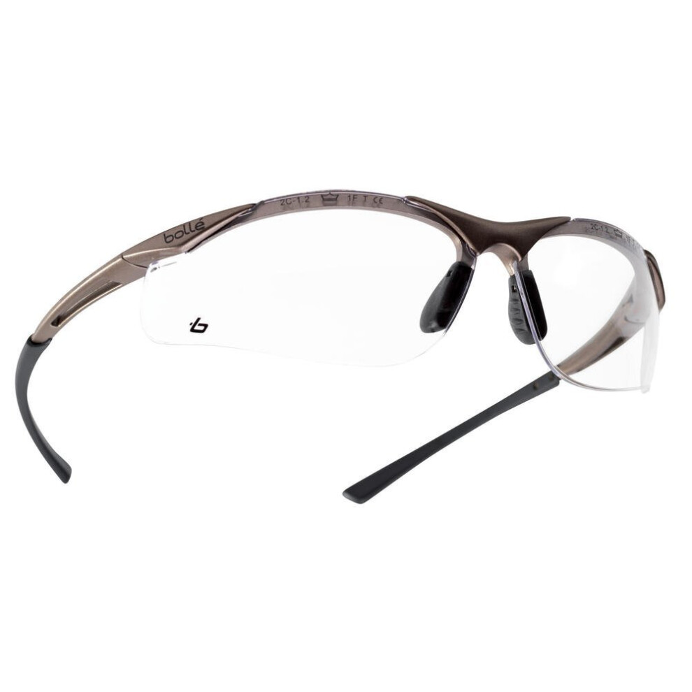 Bolle CONTPSI Contour Safety Glasses - Clear