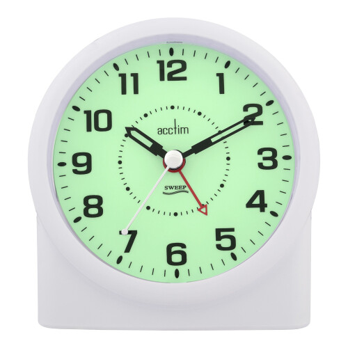 Acctim Acctim 14282 Central SmartliteÂ® Sweeper Alarm Clock, White 2