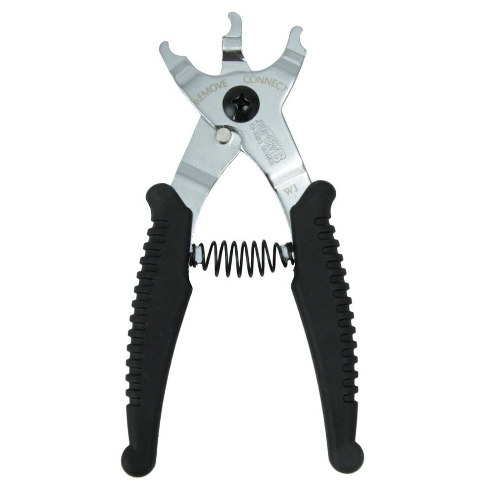 SuperB_ToBe 2 In 1 Master Link Pliers Bicycle Chain Tool - Silver/Black, 16 Cm