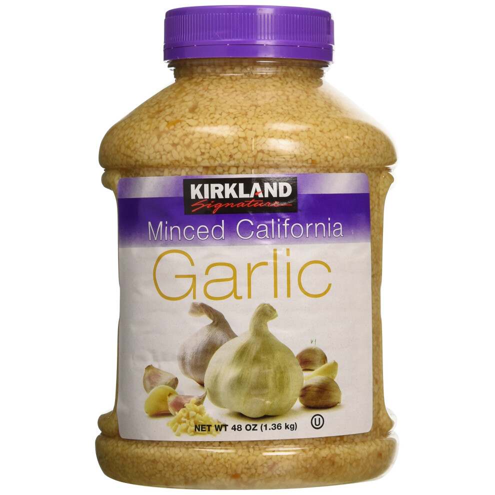 Kirkland Signature Minced California Garlic, 48 Ounce