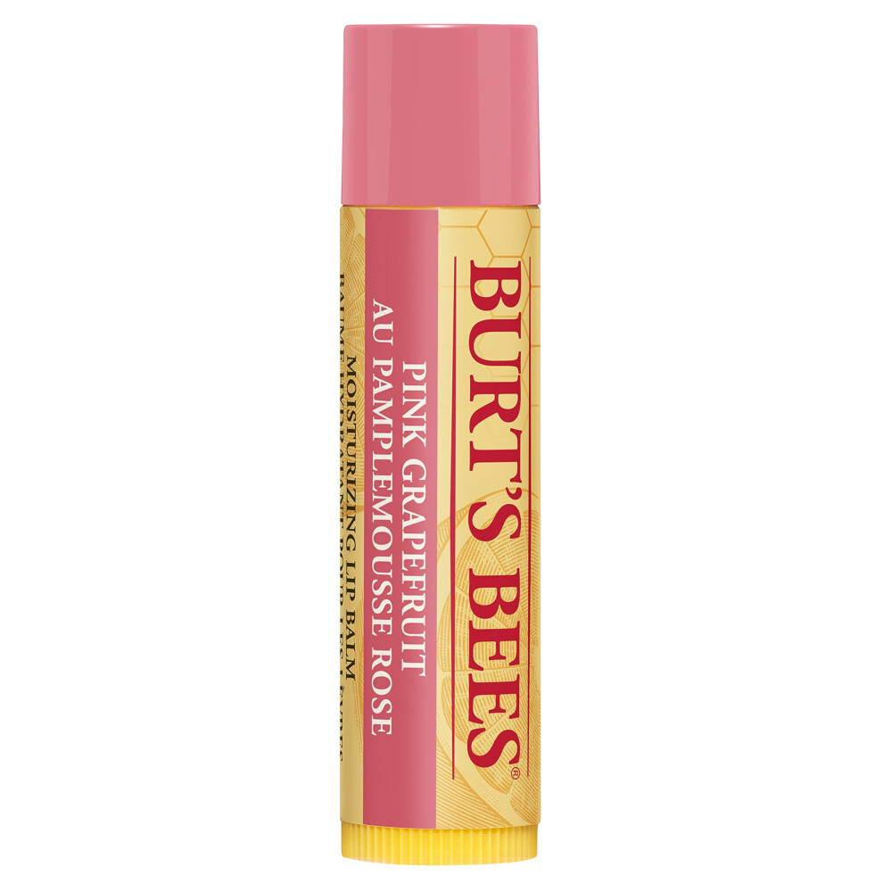 Burt's Bees 100% Natural Lip Balm, Pink Grapefruit, 4.25g