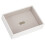 STACKERS 'CLASSIC SIZE' White Deep Open Section STACKER Jewellery Box with Grey Velvet Lining. 1