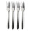 Grunwerg Windsor Stainless Steel Dinner Forks, Set of 4 1