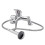Modern Single Lever Bath Shower Mixer Tap 1