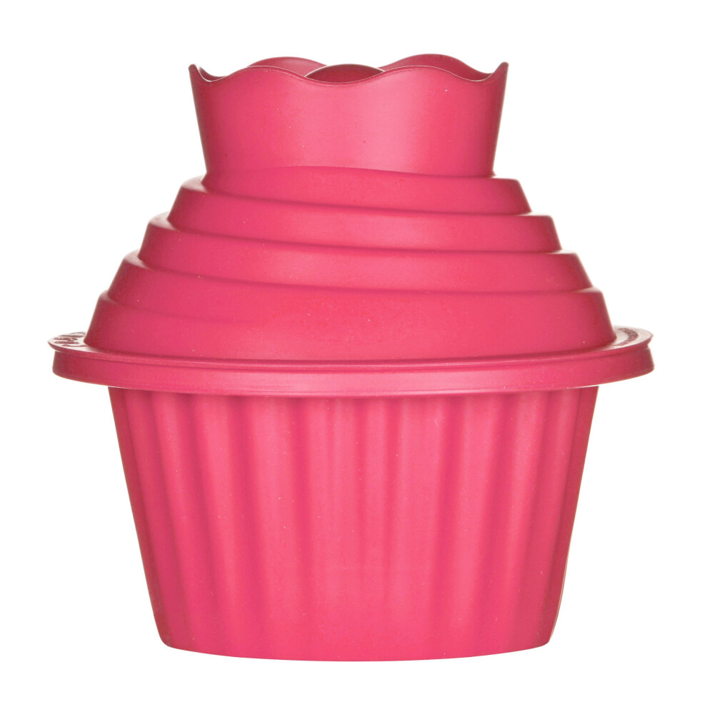 Premier Housewares Giant Cupcake Mould, 3-Pieces - Hot Pink