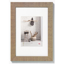 walther design HO520C Home wooden picture frame, 6 x 8 inch (15 x 20 cm), beige brown