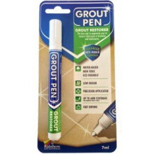 Grout Pen 4 White - Revives & Restores Tired Water-Based, 5mm Nib