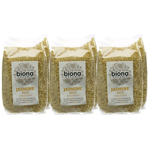 Biona Organic Jasmine Rice 500g (Pack of 6) 1