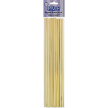 PME Bamboo Dowel Rods, Pack of 12