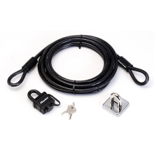 Masterlock 8271E M/Lock Security Lock/Cable Plus Anchor Kit