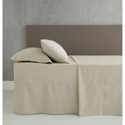 Catherine Lansfield Catherine Lansfield Non Iron Percale King Valance Sheet - Cream 1