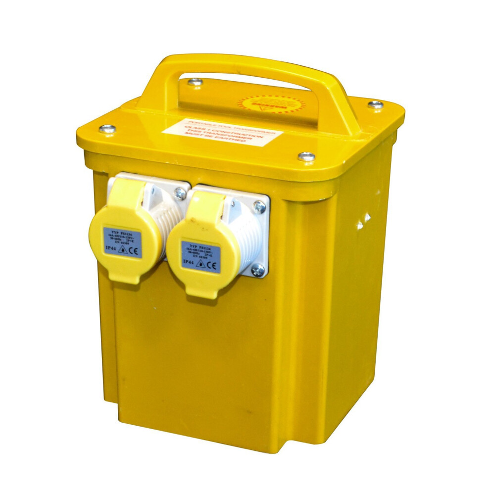 Faithfull Power Plus TRAN33A 3.3kVA Dual Socket Transformer
