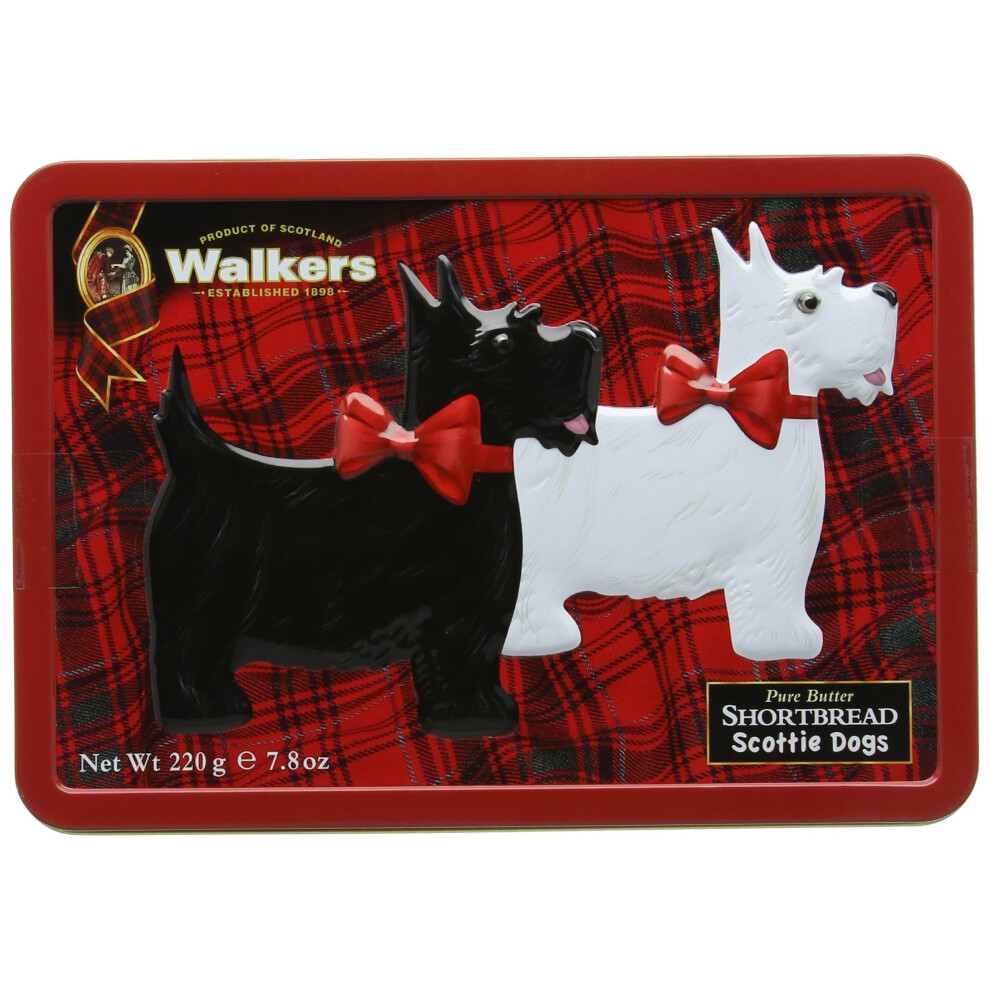 Walkers Rocking Scottie Tin - 1 x 220g