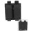 Mil-Tec Double Pistol Magazine Pouch Black 1