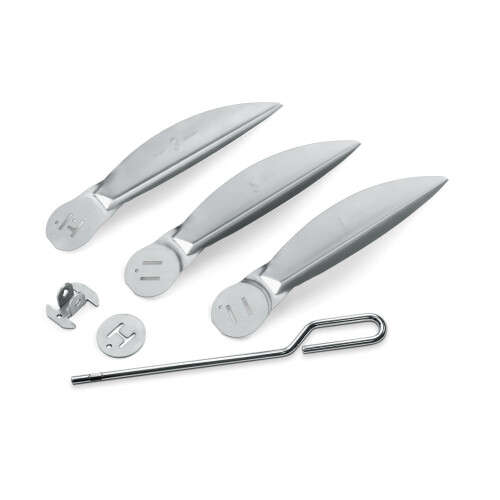 Weber Weber 7444Â One Touch Cleaning System Aluminium 57Â cm 1