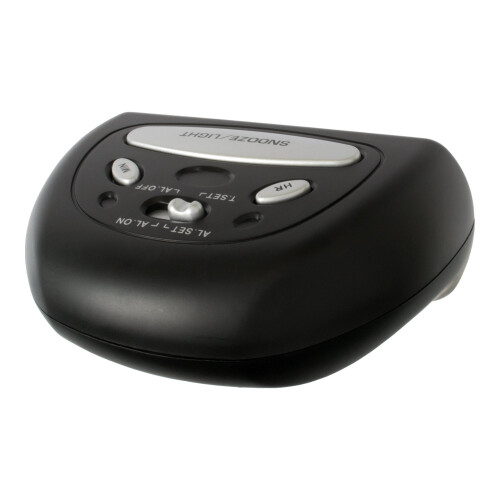 Acctim Acctim 12343 Auric Alarm Clock, Black 1