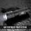 LE Adjustable Focus LED Torch, Super Bright Zoomable Handheld Flashlight, 3 AAA Batteries Included 3