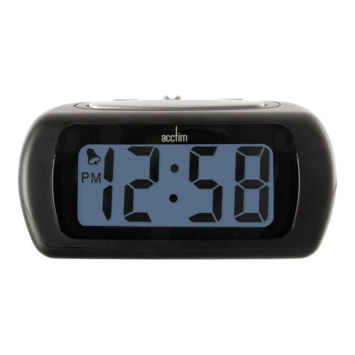 Acctim Acctim 12343 Auric Alarm Clock, Black 2