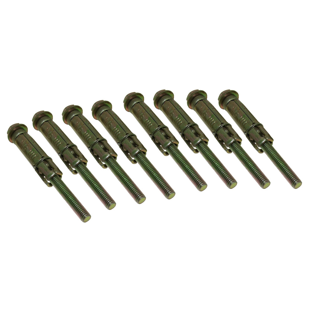 Amtech S5920 Expansion Bolts, 6 X 75 Mm, 8-Piece 5032759028948