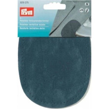 Prym 14 x 10 cm 2-Piece Imitation Suede Patches for Ironing/Sewing-On, Navy Blue